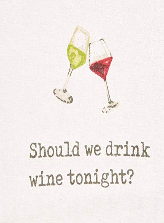 Mud Pie Wine Hand (Drink) Dish Towel, White - Image 5