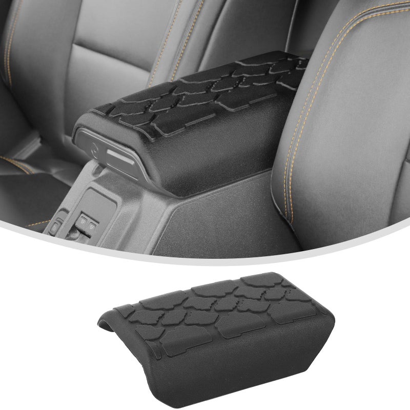 Linskip OffRoad TireInspired Armrest Cover for 20212025 Ford Bronco Bronco Raptor Elevate Your Interior Accessories for The Bronco Center Console Cover