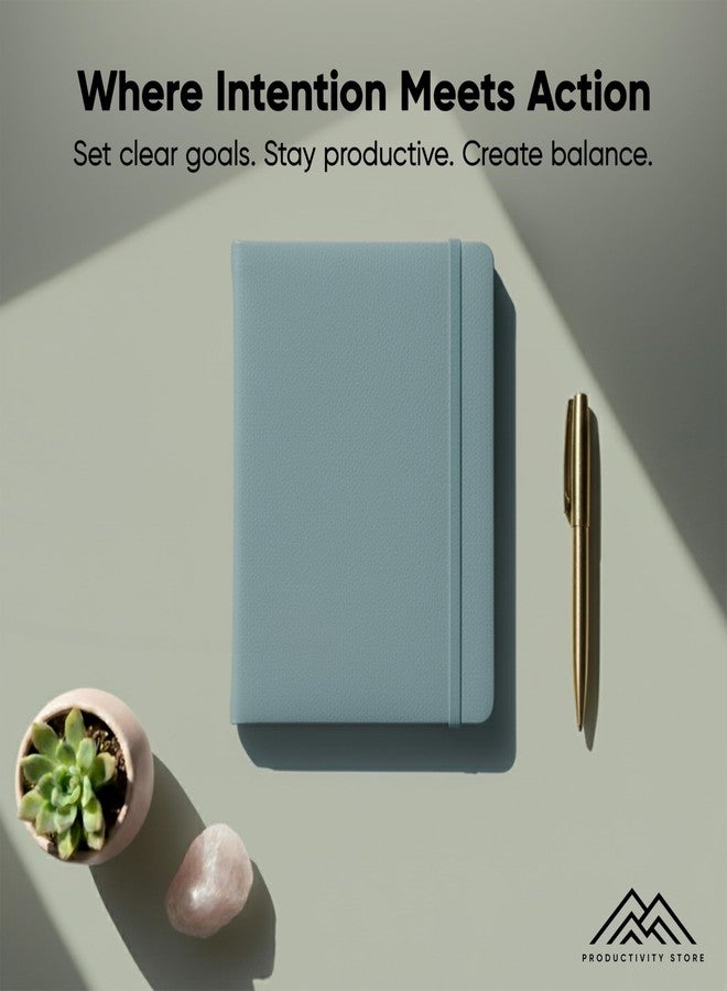 PRODUCTIVITY STORE Pro - Undated, 2026 Planner, 5.8” x 8.3” - The #1 Productivity Planner to Achieve Your 2026 Goals - Planner 2026-2027 - Blue - A5 - Image 2