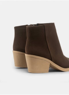 TGS Suede Zip Short Ankle Boot  - Image 3