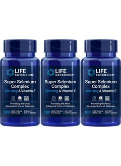 Super Selenium Complex 200 Mcg  Vitamin E 100 Vegetarian Capsulespack3
