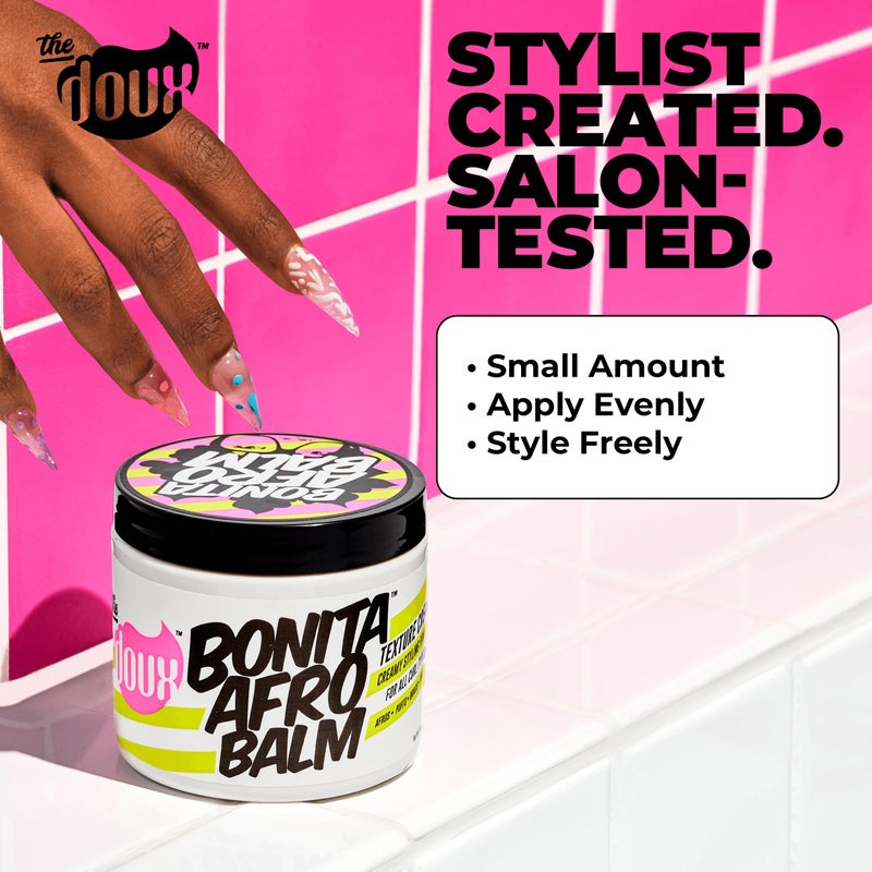 The Doux Curl Defining Cream & Pomade for Curly Hair â€“ BONITA AFRO BALM Hair Moisturizer for Twist-Outs, Braid Styles & Flyaway Control â€“ Curl Cream for Curly Hair & Coils - Image 2