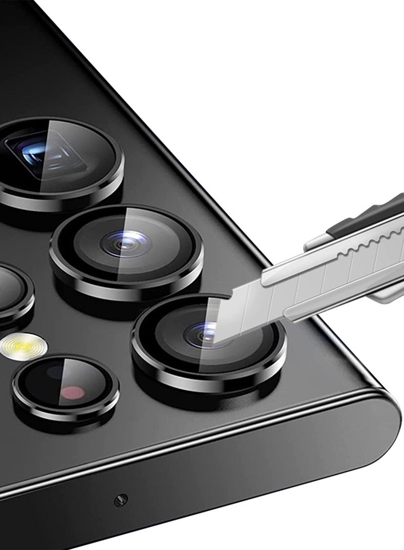 Lens protection film HD CD pattern for SAMSUNG Galaxy S23 Ultra , Gold - Image 4