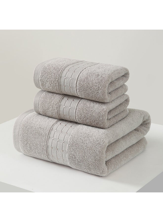 Plain Cotton Bath Towel Two-piece Star Love Thick Bath Embroidered Logo Home Hotel Towel