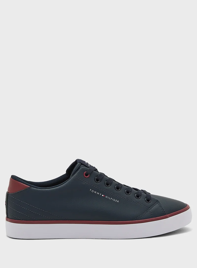 TOMMY HILFIGER Essential Leather Platform Trainers