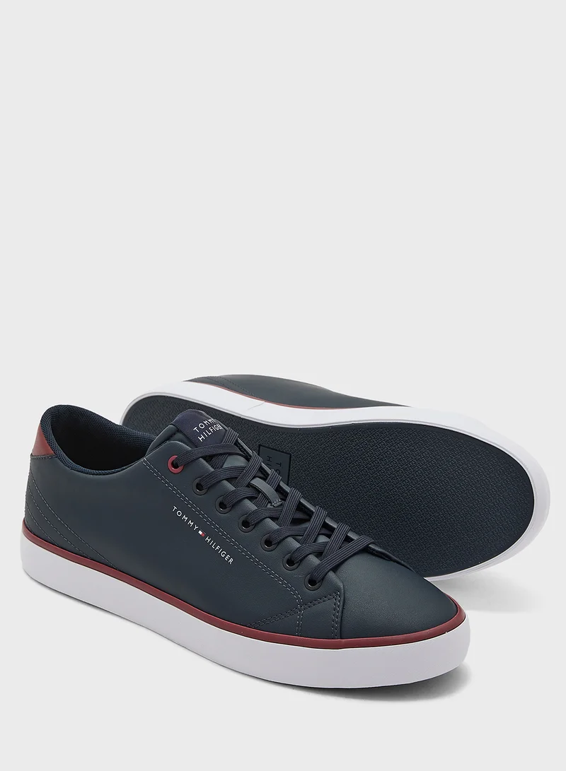 TOMMY HILFIGER Essential Leather Platform Trainers