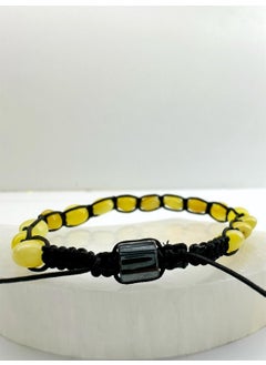 Kehribar Point Honey Color Macrame Bracelet  - Image 3