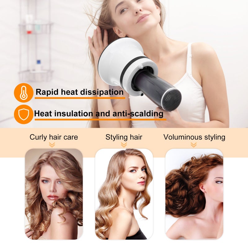 Universal Hair Dryer Diffuser for Fine Thick Curly Wave and Frizzy Hair - Image 5