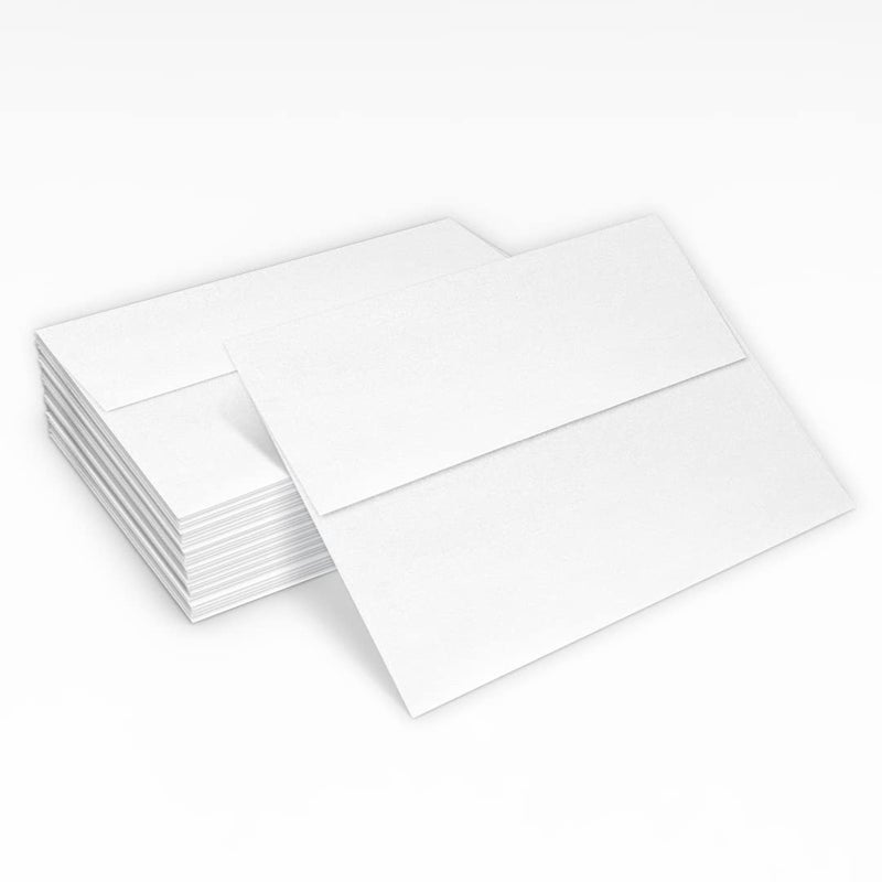 LUXPaper A7 Invitation Envelopes | Peel & Press | 5 1/4" x 7 1/4" | Crystal Metallic | 80lb. Text | 50 Qty - Image 5