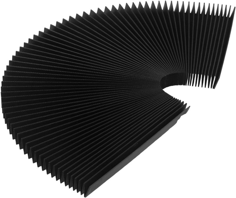 Milling Machine Protective Accordion Bellows Cover, Flexible Flat Shield For CNC Machine Tools With Dust And Oil Resistance(150mm) - Image 2