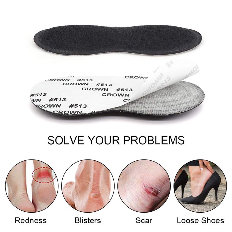 Dr.Foot Dr. Footâ€™s Heel Grips for Men and Women, Self-Adhesive Heel Cushion Inserts Prevent Heel Slipping, Rubbing, Blisters, Foot Pain, and Improve Shoe Fit (Multicolor - 4 Pairs) - Image 2