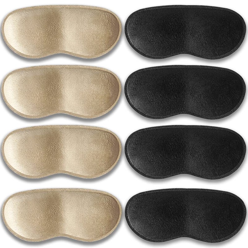 Dr.Foot Dr. Footâ€™s Heel Grips for Men and Women, Self-Adhesive Heel Cushion Inserts Prevent Heel Slipping, Rubbing, Blisters, Foot Pain, and Improve Shoe Fit (Multicolor - 4 Pairs) - Image 1