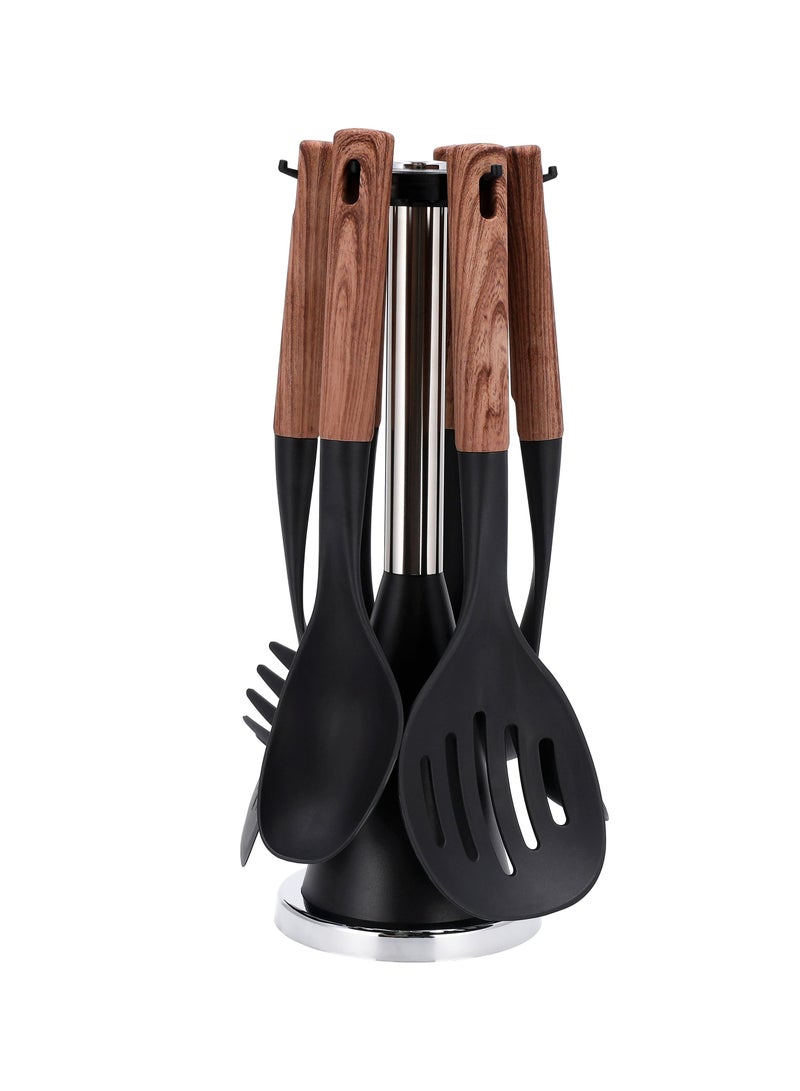 ألبرتو طقم ادوات الطبخ مع حامل مكون من 6 قطع - Image 2