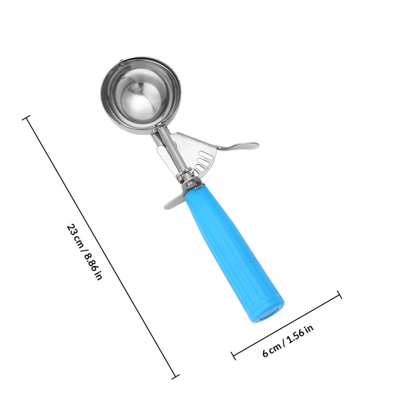 1Pc Ice Cream Scoop Stainless Steel Scoop Fruit Digging Spoon Dessert Scoop - Image 2