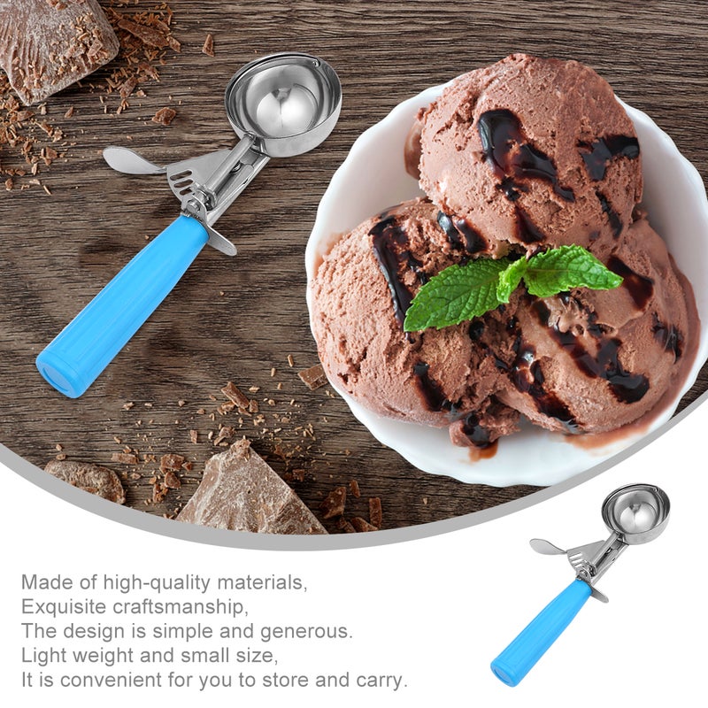 1Pc Ice Cream Scoop Stainless Steel Scoop Fruit Digging Spoon Dessert Scoop - Image 3