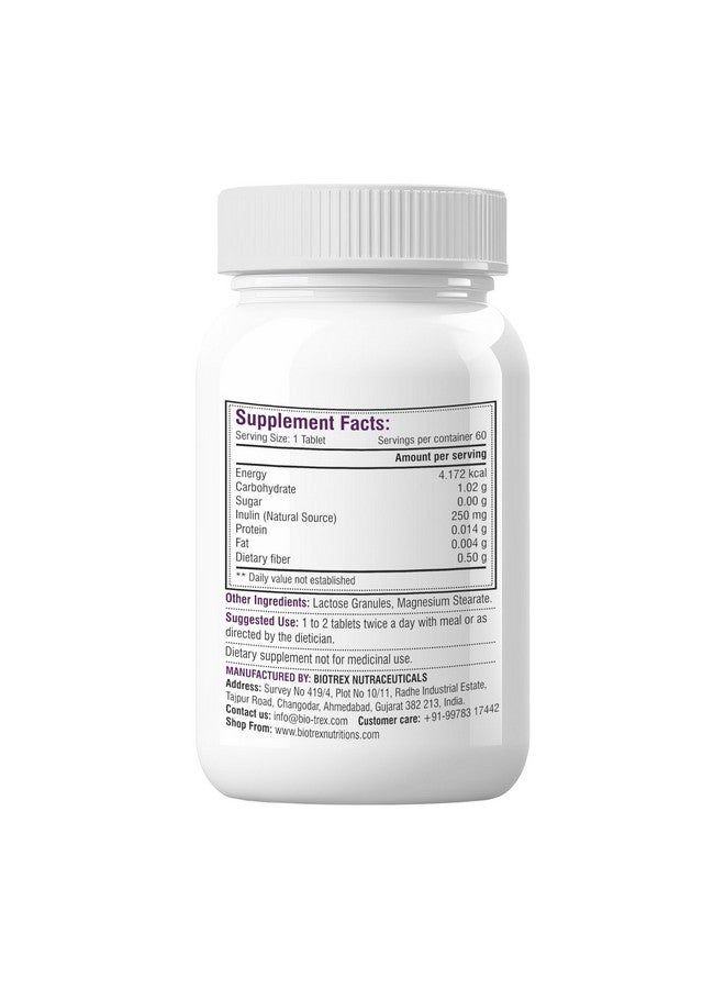 Biotrex Nutraceuticals Fiber - 60 Tablets - Image 2