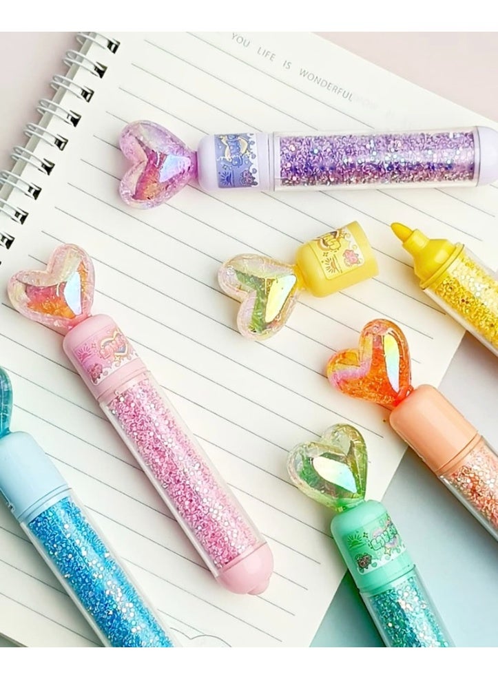 Moon Berry Glitter Heart Highlighter - Per Pc - Image 1
