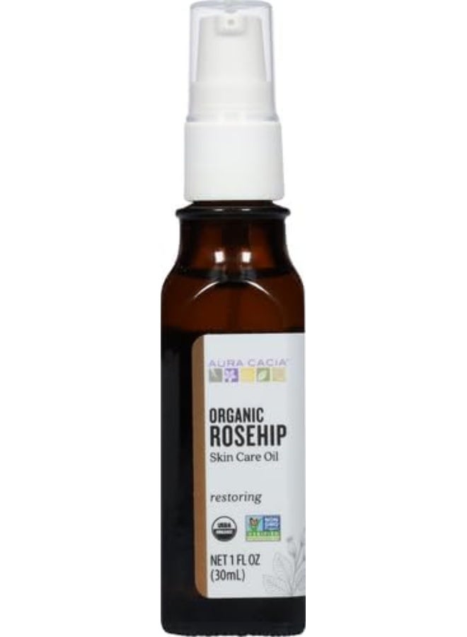 Aura Cacia Organic Rosehip Skin Care Oil 30mL - Image 2