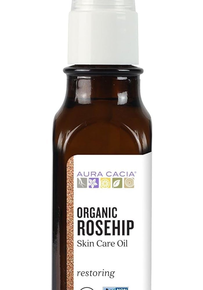 Aura Cacia Organic Rosehip Skin Care Oil 30mL - Image 1