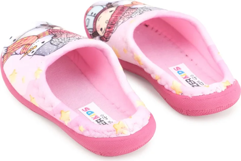 جيزر Girls Winter Comfortable Sole Home Garden Gondola Slippers