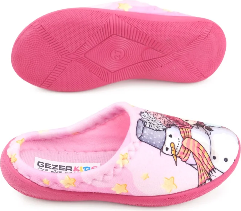 جيزر Girls Winter Comfortable Sole Home Garden Gondola Slippers