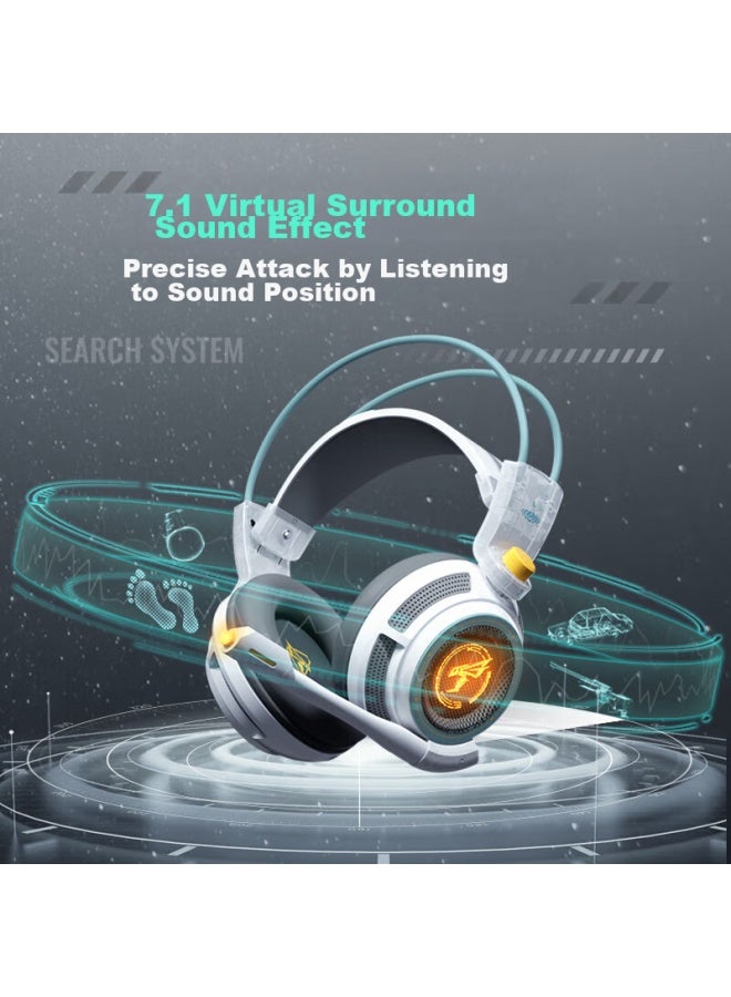 Somic G941 Over-ear Gaming Headset, E-sports Headphones, Usb Wired Interface, Computer Headphones, E-sports Wired Headphones, 7.1 Virtual Game Surround Sound, Sound Positioning - Image 3