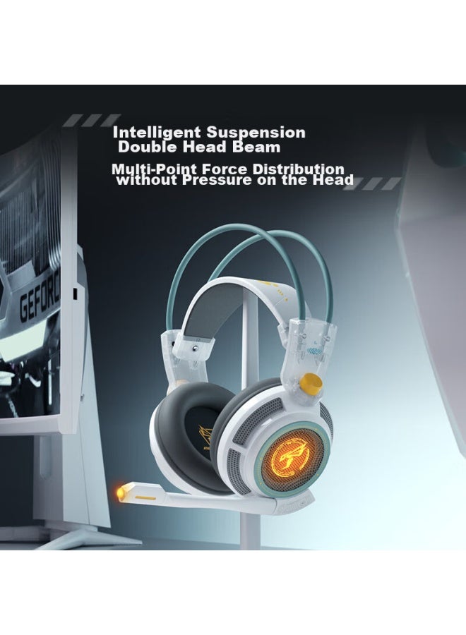 Somic G941 Over-ear Gaming Headset, E-sports Headphones, Usb Wired Interface, Computer Headphones, E-sports Wired Headphones, 7.1 Virtual Game Surround Sound, Sound Positioning - Image 2