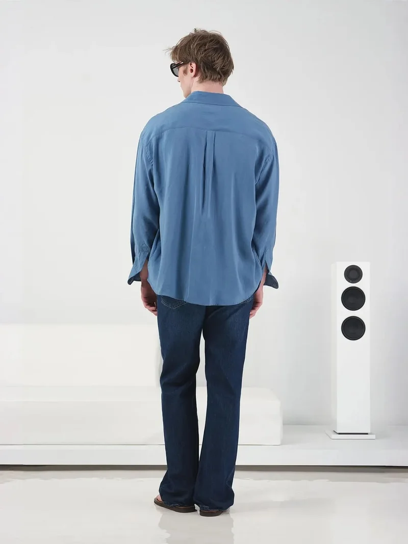 جيستو GIESTO Oversized Button-Up Shirt