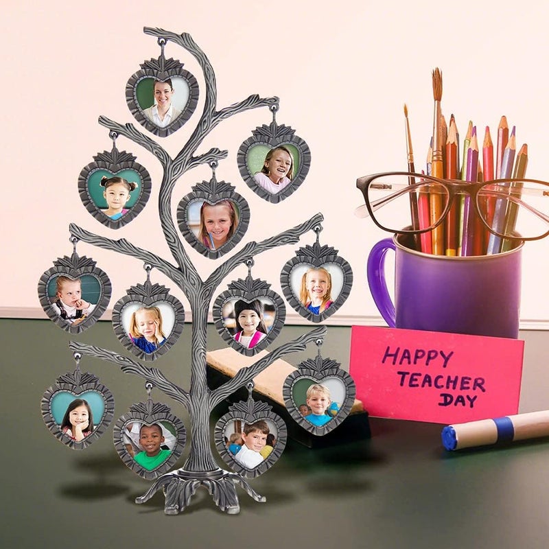 Lasody Family Tree Picture Frame Hold 12 Hanging Picture Photo Frames Collage Desk Stand Ornaments Mother's Day Gifts 1"x1" - Image 3