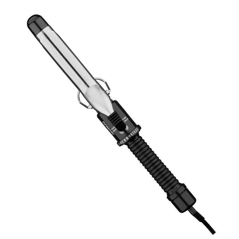 Conair Instant Heat 1-Inch Curling Iron, 1-Inch Barrel Produces Classic Curls, Hair Curler for Short, Medium, and Long Hair, 25 Heat Setting Curling Iron, Black - Image 1