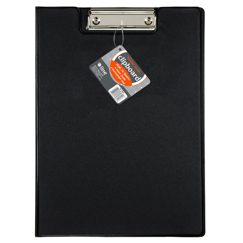C-Line Clipboard Folder, Letter Size, Holds up to 75 Sheets, 1 Clipboard, Black (30601) - Image 1