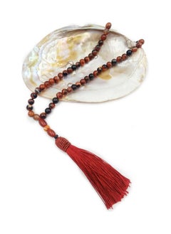 REBUY REBUY Natural Sulemani Aqeeq Islamic Prayer Rosary Beads Tasbih Tasbeeh 99 beads (Dream Agate)  - Image 4
