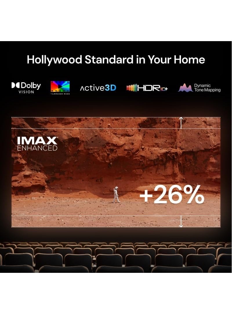 فاليريون جهاز عرض ليزر ثلاثي VisionMaster Pro ، 15000: 1 تباين ، 0.9-1 .5 تكبير ، 2X طاقة متعددة المهام ، IMAX ، 4K HDR10 + ، GTV Streaming ، 4ms Lag-Free Gaming ، مع تحكم صوتي متعدد المنصات - Image 4