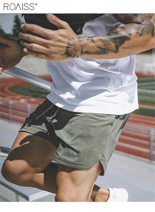 roaiss - Men's 2 in 1 Running Shorts with Liner,Dry Fit Workout Mens Tennis Shorts with Pockets - Image 1