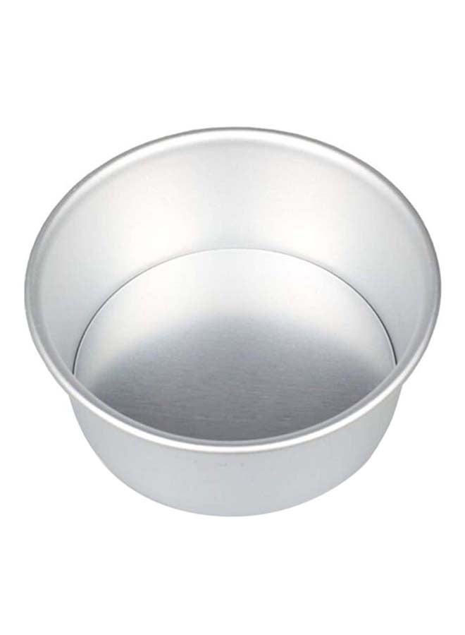 Round Bottom Cheesecake Pan Silver 6inch