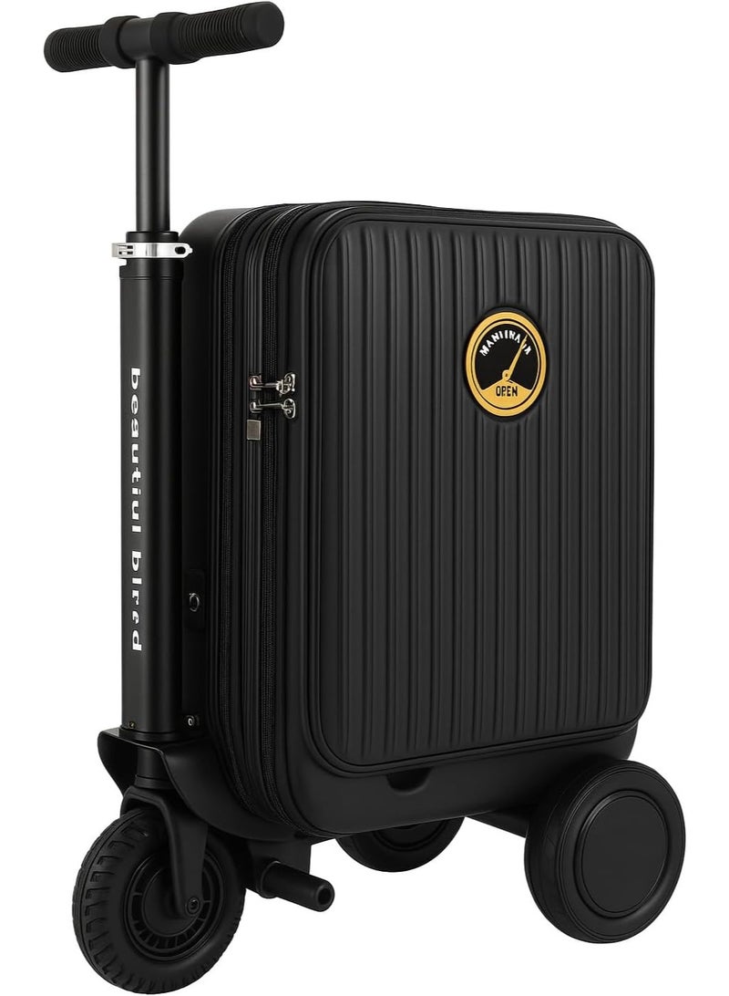 MYTOYS Luggage 20-Inch Rideable Suitcase, Electric Scooter Luggage Carry On Luggage with Removable Battery, TSA Lock,Load 110Kg Smart Riding Suitcase - Image 1