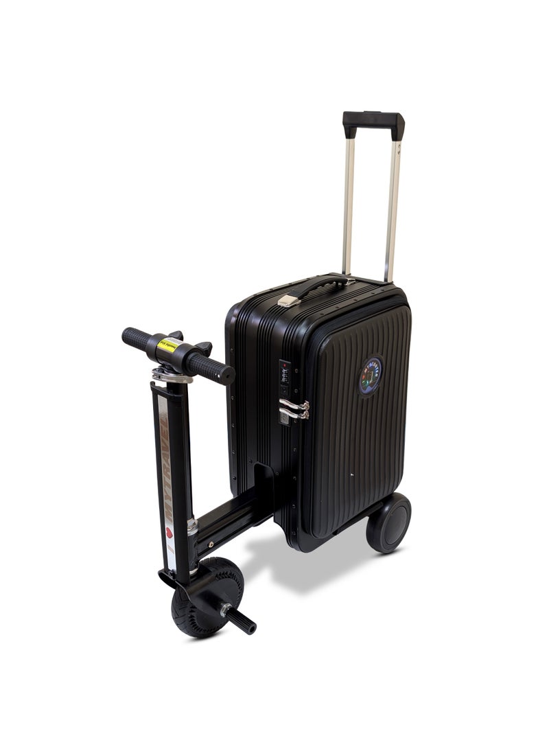 MYTOYS Luggage 20-Inch Rideable Suitcase, Electric Scooter Luggage Carry On Luggage with Removable Battery, TSA Lock,Load 110Kg Smart Riding Suitcase - Image 2