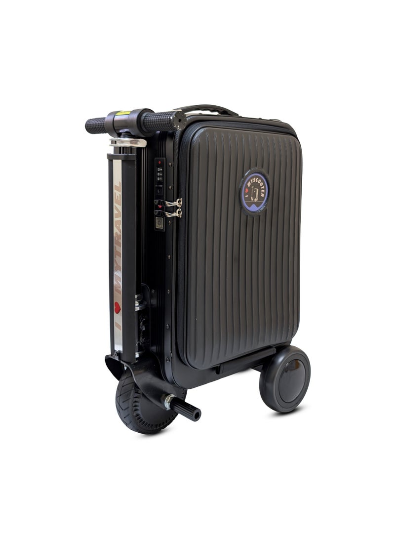 MYTOYS Luggage 20-Inch Rideable Suitcase, Electric Scooter Luggage Carry On Luggage with Removable Battery, TSA Lock,Load 110Kg Smart Riding Suitcase - Image 3