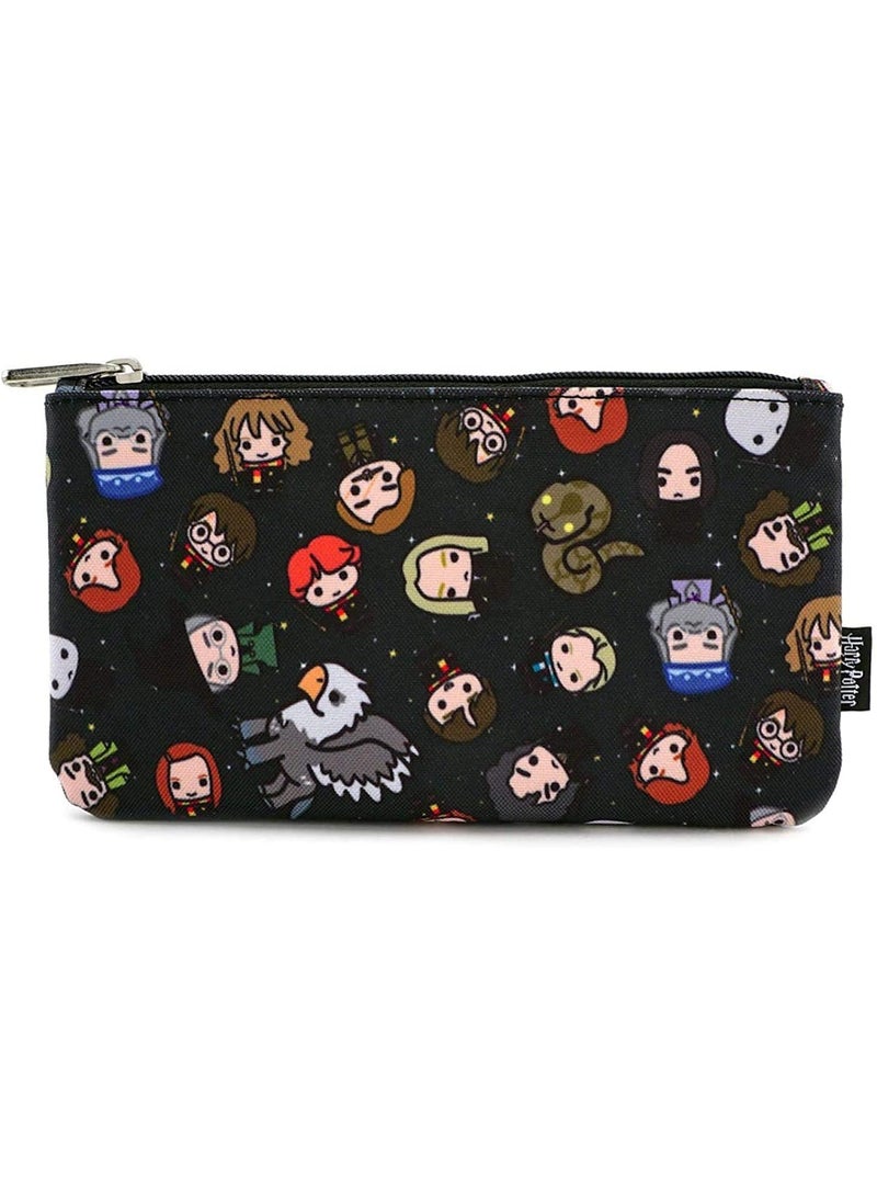 Loungefly - Loungefly Harry Potter Character All Over Print Cosmetic Pouch Bag - Image 1
