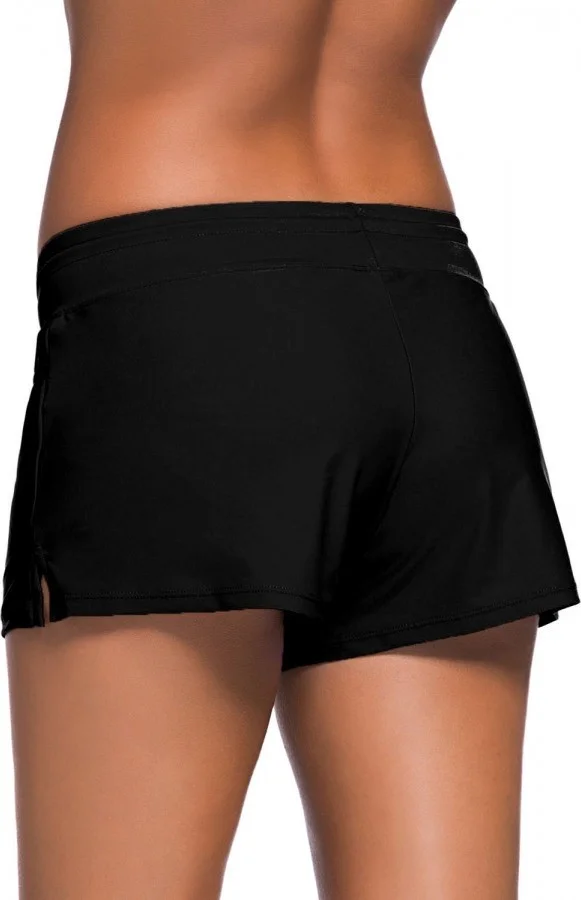 انجلسين Stylish Black Women's Swim Shorts