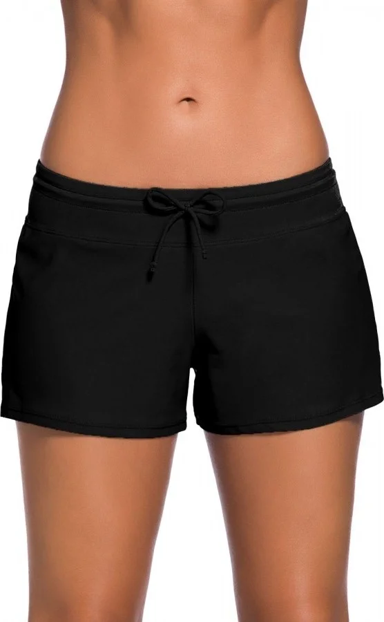 انجلسين Stylish Black Women's Swim Shorts
