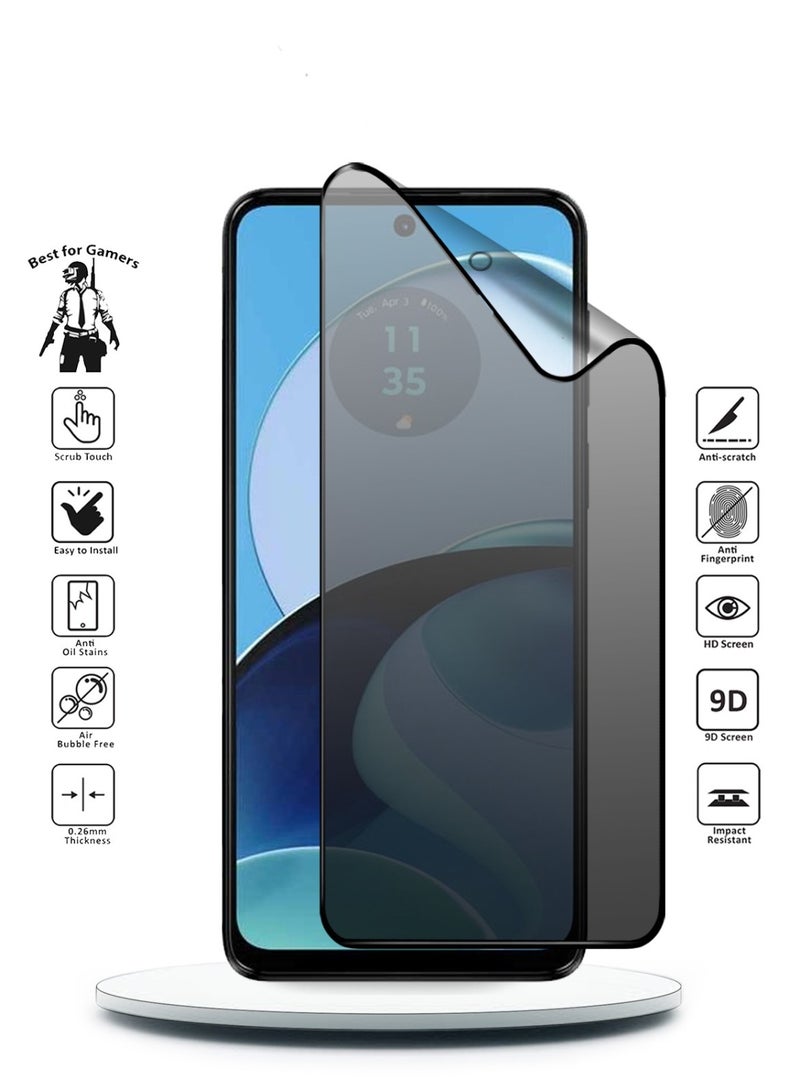 Techie مجموعة من قطعتين من واقي الشاشة المصنوع من السيراميك غير اللامع المقاوم للانفجار لهاتف Motorola Moto G14 - Image 5