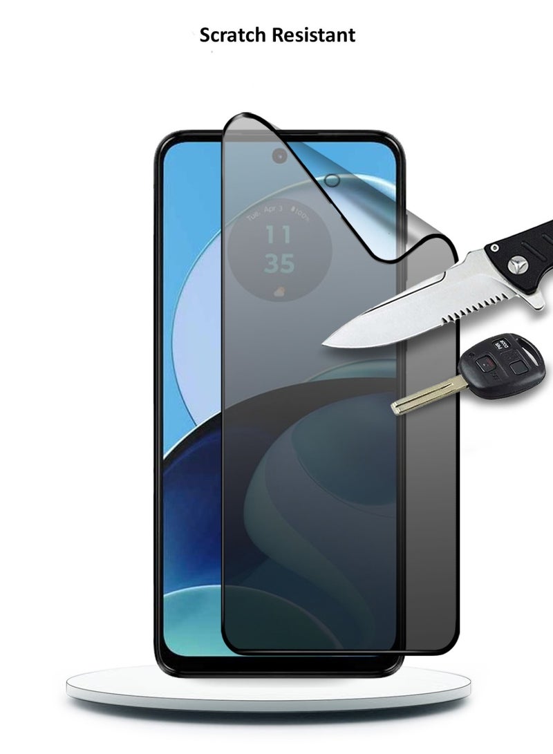 Techie مجموعة من قطعتين من واقي الشاشة المصنوع من السيراميك غير اللامع المقاوم للانفجار لهاتف Motorola Moto G14 - Image 4