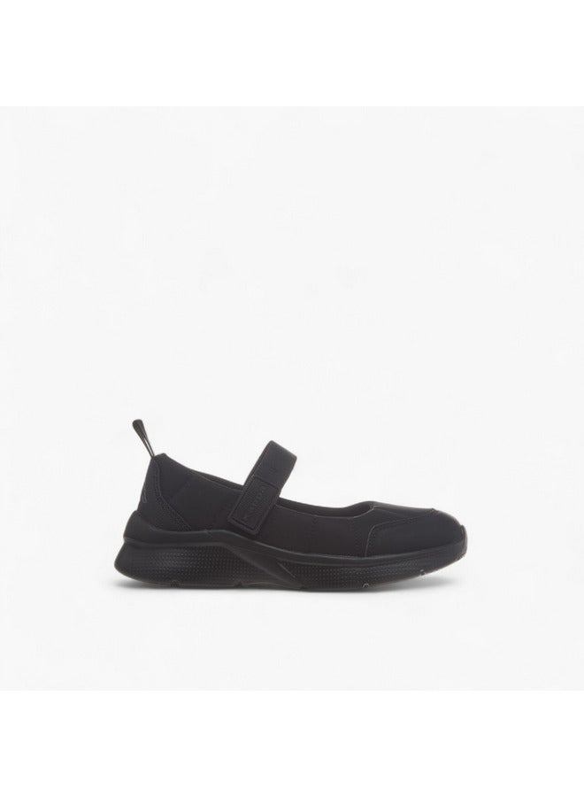 Kappa Girls' Pull Tab Detail School Shoes with Hook and Loop Closure  - Image 3
