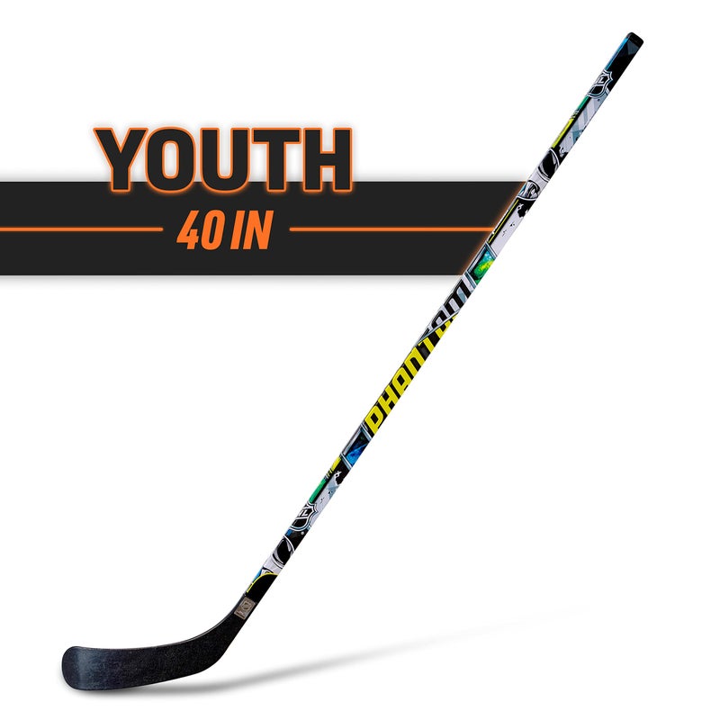 Franklin Sports NHL 1090 Phantom Street Hockey Stick - Kids Street Hockey Stick - 40" - Left Handed - Image 2