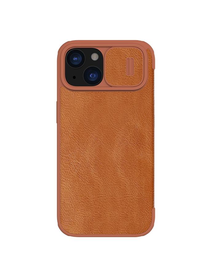 Nillkin Case For iPhone 15 QIN Series Pro Sliding Camera Cover Design Leather Phone Case - Image 1