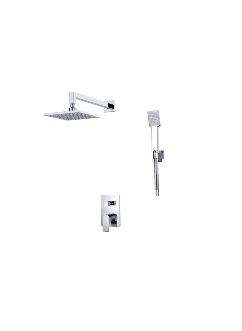 DANUBE HOME Milano Mac 2-Way Concealed Bath Shower Mixer – Modern Wall-Mounted Bathroom Faucet with Durable Brass Construction, Sleek Concealed Design for Stylish Bathrooms - Image 1