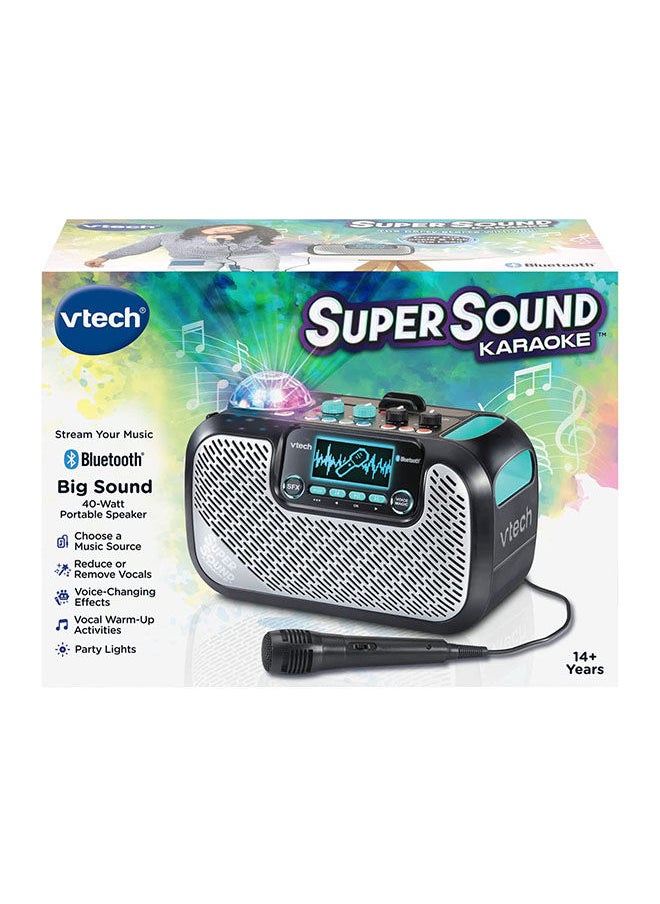 vtech كرسي كاراوكه سوبر ساوند، مكبر صوت محمول مع ميكروفون | لعبة موسيقية مناسبة للأولاد والبنات من ١٤ سنة وما فوق  - Image 1