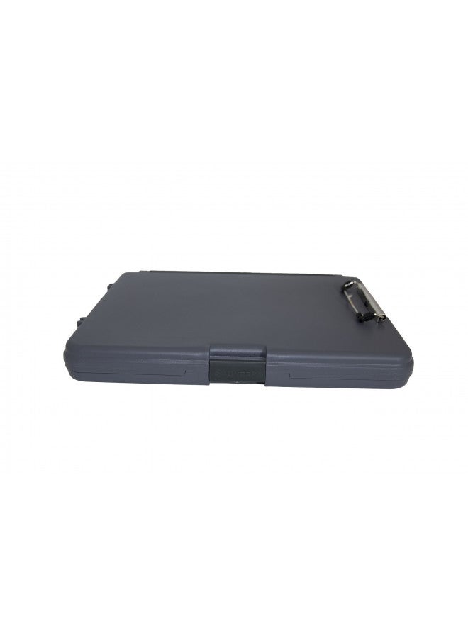 Saunders WorkMate 00470 Plastic Storage Clipboard - Gray, Letter Size Plastic Form Holder, 8.5 x 12 Inches, with Low Profile Clip - Image 3