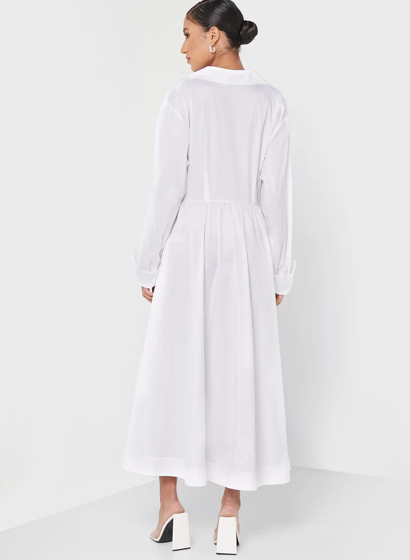 Cmeo collective Tie  Cut Out Detail Dress